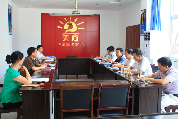 “池州市勞動(dòng)關(guān)係和諧企業(yè)” 考評(píng)工作組來(lái)天方評(píng)審